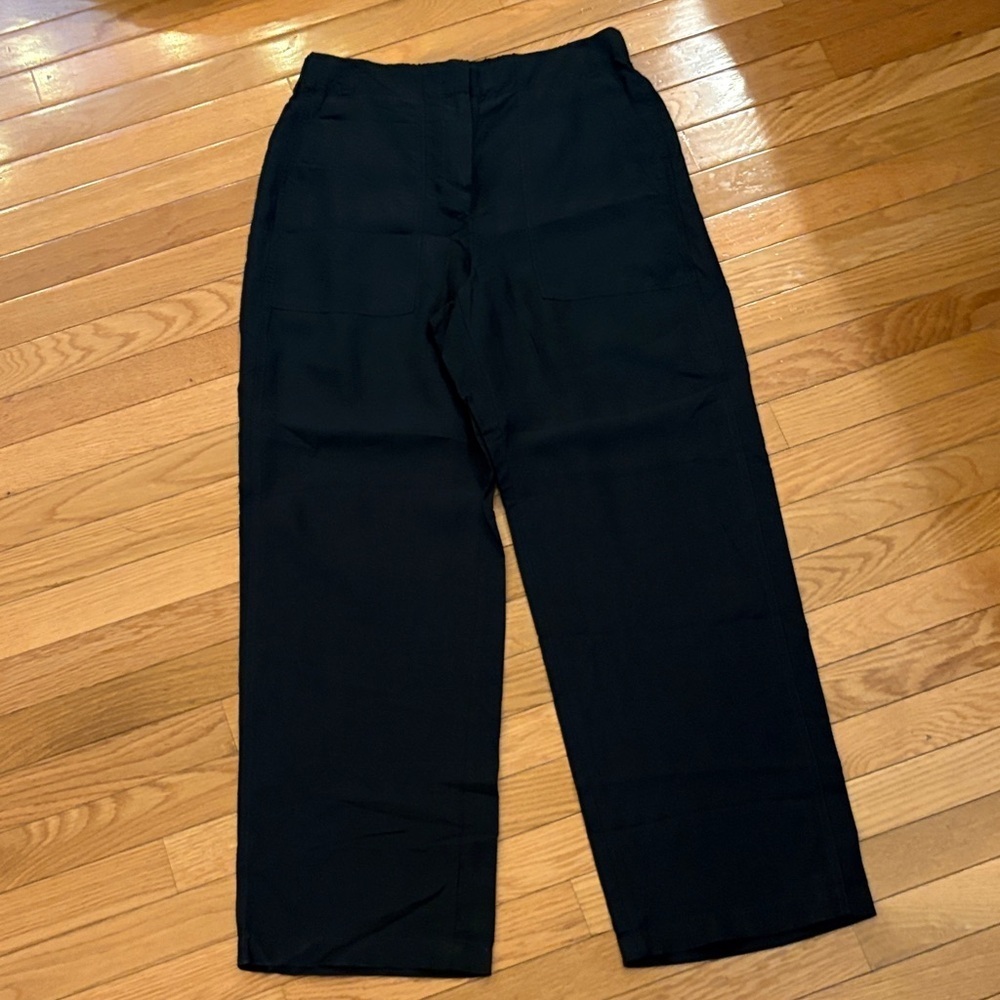 J. Crew Black Wide Leg Pants